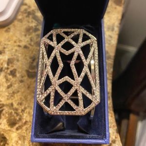 Swarovski star cuff bracelet